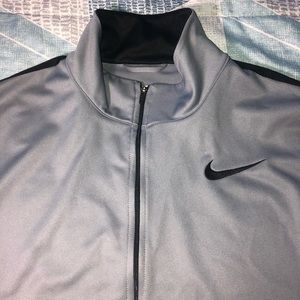 Nike Zip Up Trainer with black stripes down arm
